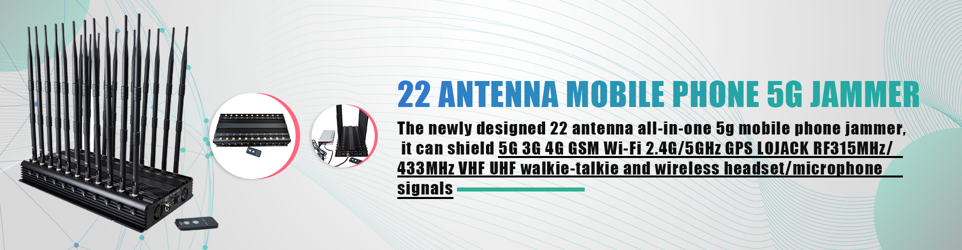 Full Bands 22 Antennas jammer