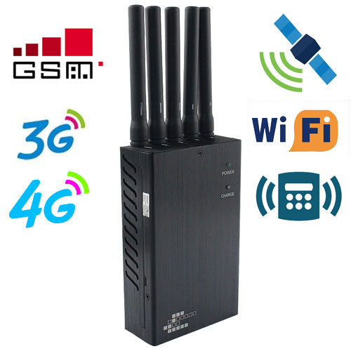 Buy Portable sigal jammer for GSM 3G 4G WIFI Bluetooth all GPS frequencies