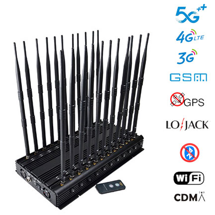 World first 22 antennas Wireless signal jammer for full bands 5GLTE 2G 3G 4G Wi-Fi GPS