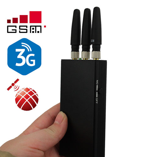 3 Bands Portable Mini 3G GPS GSM Jammer