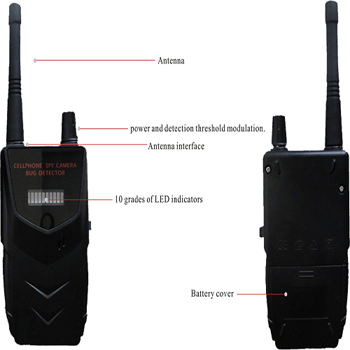 Wireless Portable Jammer Detect Recording Signal Device