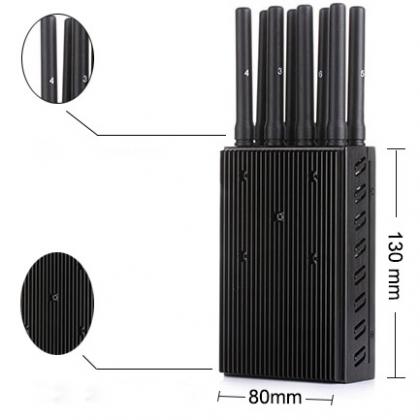 8 antennas multiband phone jammer